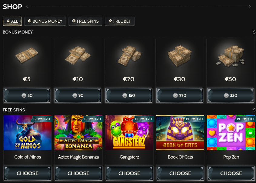 Godz Casino Shop